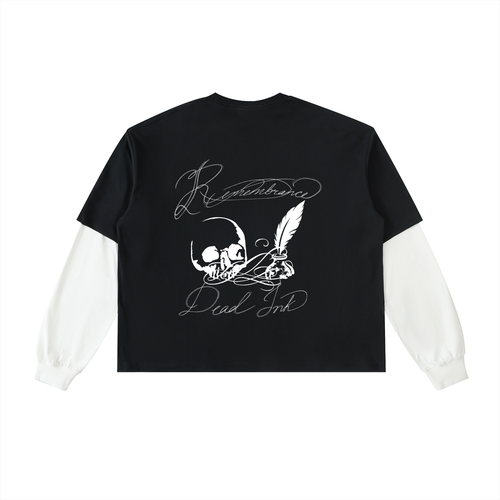 Dead Ink,Long sleeve,Double Sleeve,Contrast,Shirt